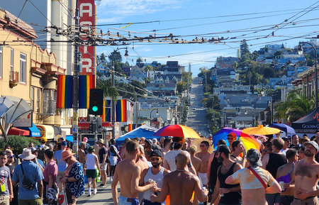 Image of: Castro Street Fair was a sweaty parade of parasols and nipples