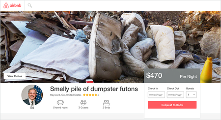 Image of: The Worst Airbnb Listings in the Bay Area