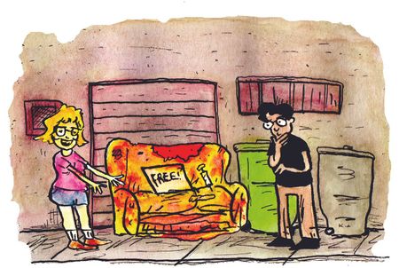 Image of: Trash to Treasure: How to Furnish Your House for Free