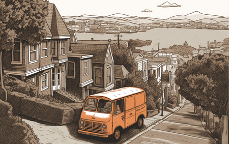 Image of: I live in a van in San Francisco