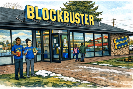 Image of: So I visited the last Blockbuster on the planet, and all I got was this t-shirt