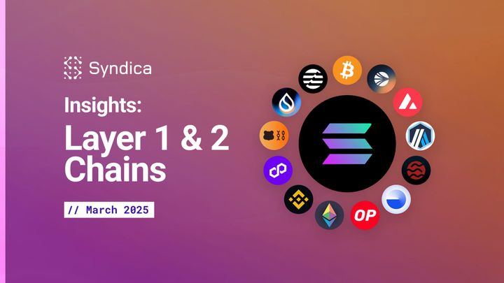 Insights: Layer 1 & 2 Chains - March 2025