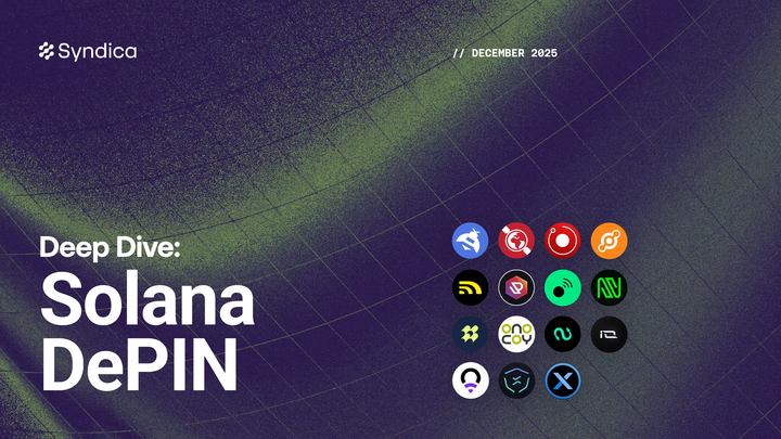 Deep Dive: Solana DePIN - December 2025