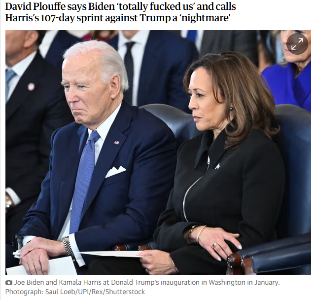 The 2024 Democratic Campaign for the White House is back in the news. Oh joy.