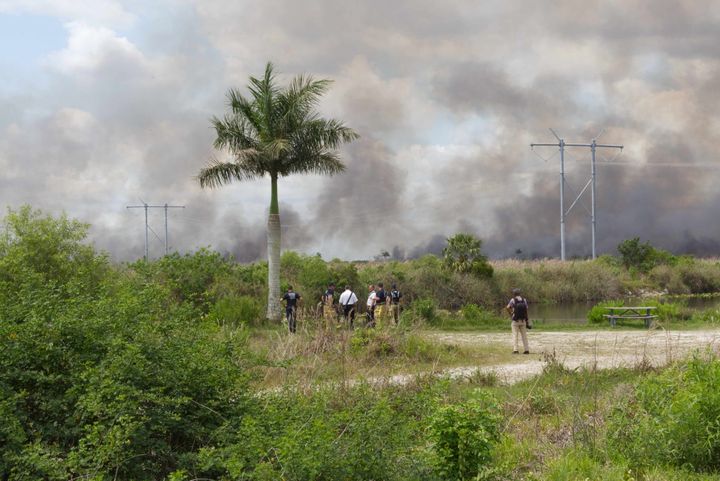 Fire & I.C.E. literally in South Florida