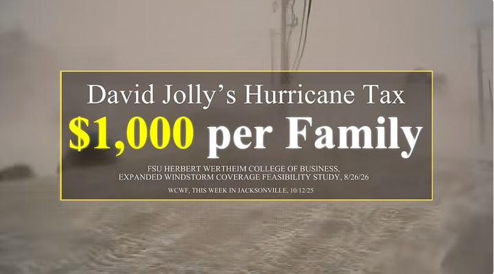 Fact Checking Byron Donalds' Claims about David Jolly's Hurricane Tax