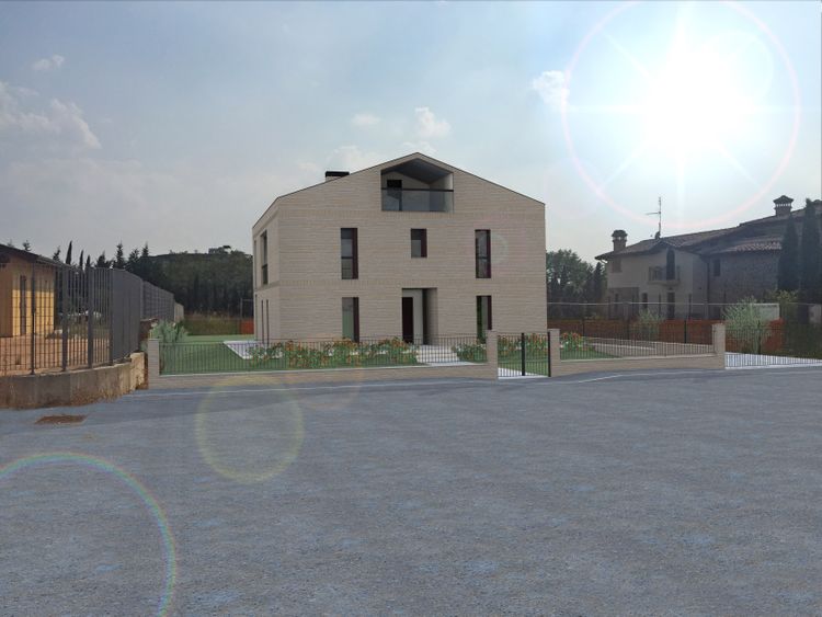 Idee per una casa semplice nella periferia di Bastia Umbra