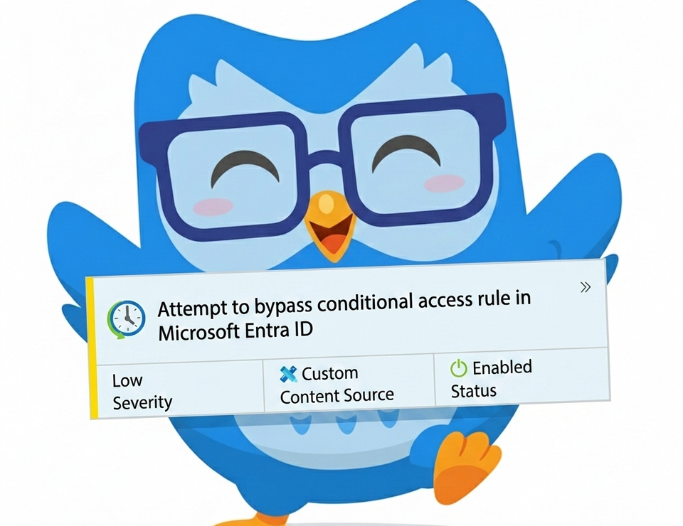 Fixing the "Attempt to Bypass Conditional Access Rule" Analytic Rule
