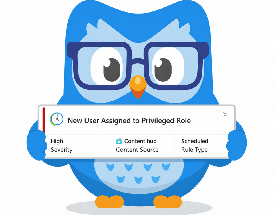 Fixing the "New User Assigned to Privileged Role" Analytic Rule