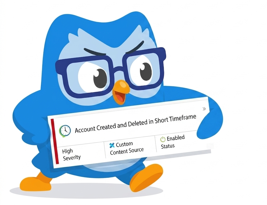 Fixing the "Account Created and Deleted in Short Timeframe" Analytic Rule