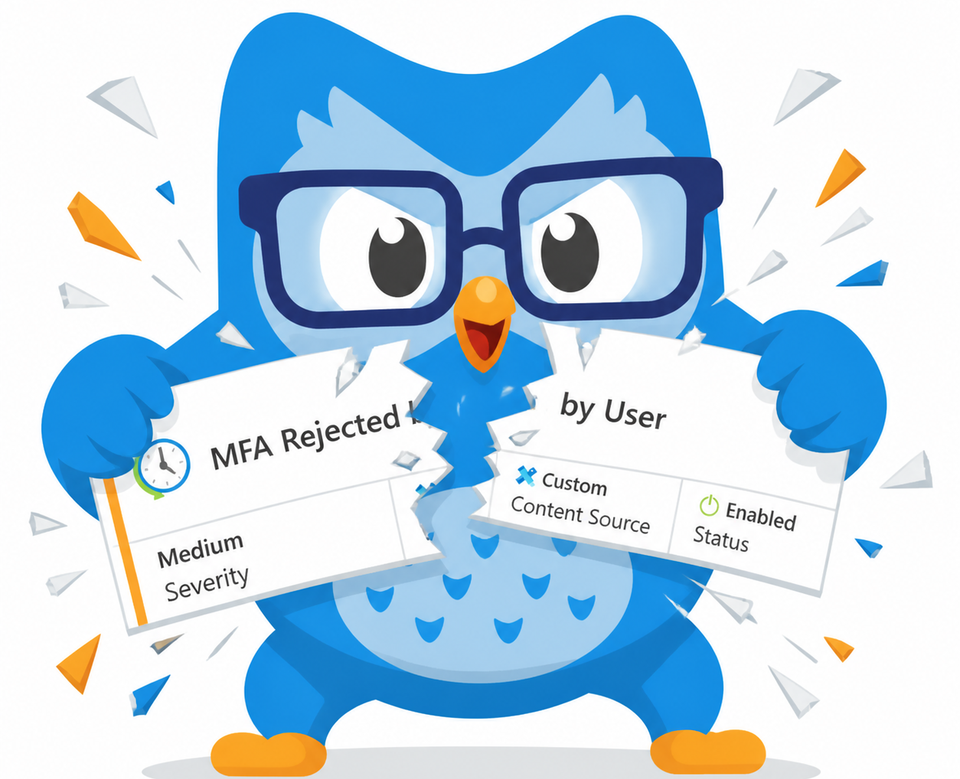 Fixing the "MFA Rejected by User" Analytic Rule