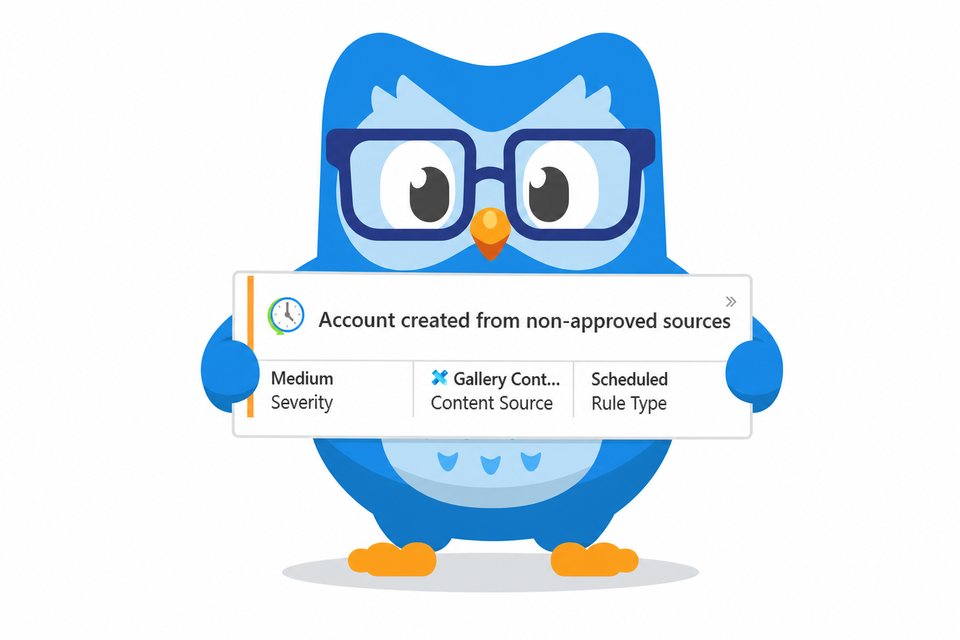Fixing the "Account Created From Non-Approved Sources" Analytic Rule