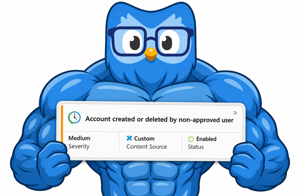 Fixing the "Account Created or Deleted by Non-Approved User" Analytic Rule