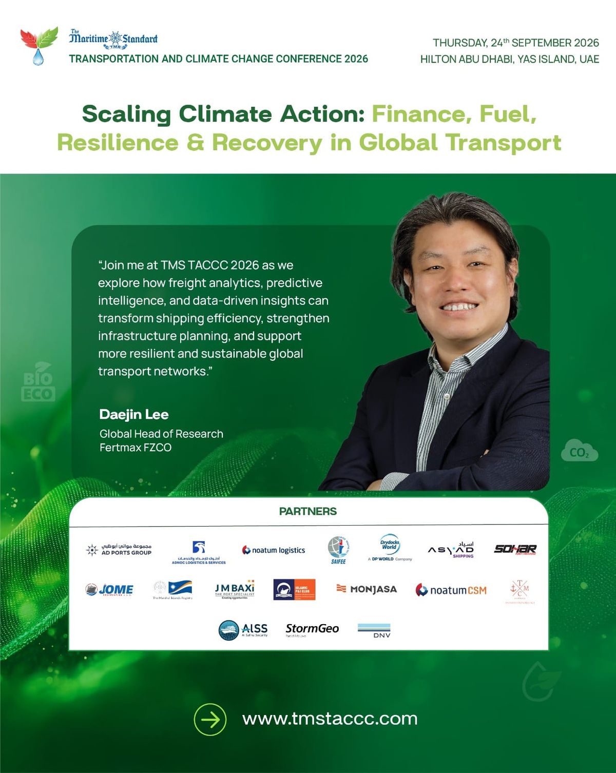 Transportation & Climate Change Conference, Abu Dhabi, UAE