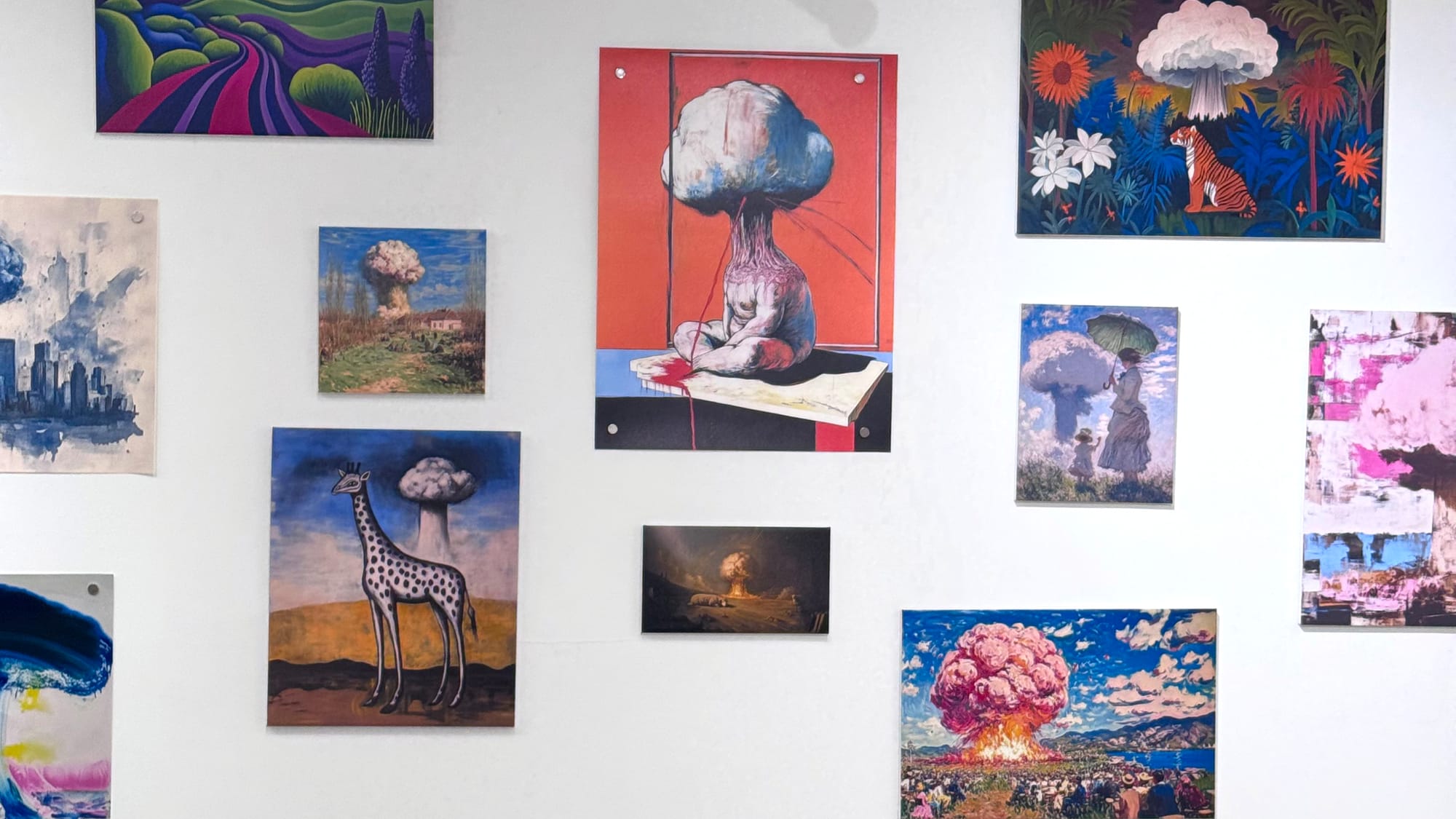 Installation view of Marat Guelman's “First of All, It’s Beautiful" at Ethan Cohen Gallery