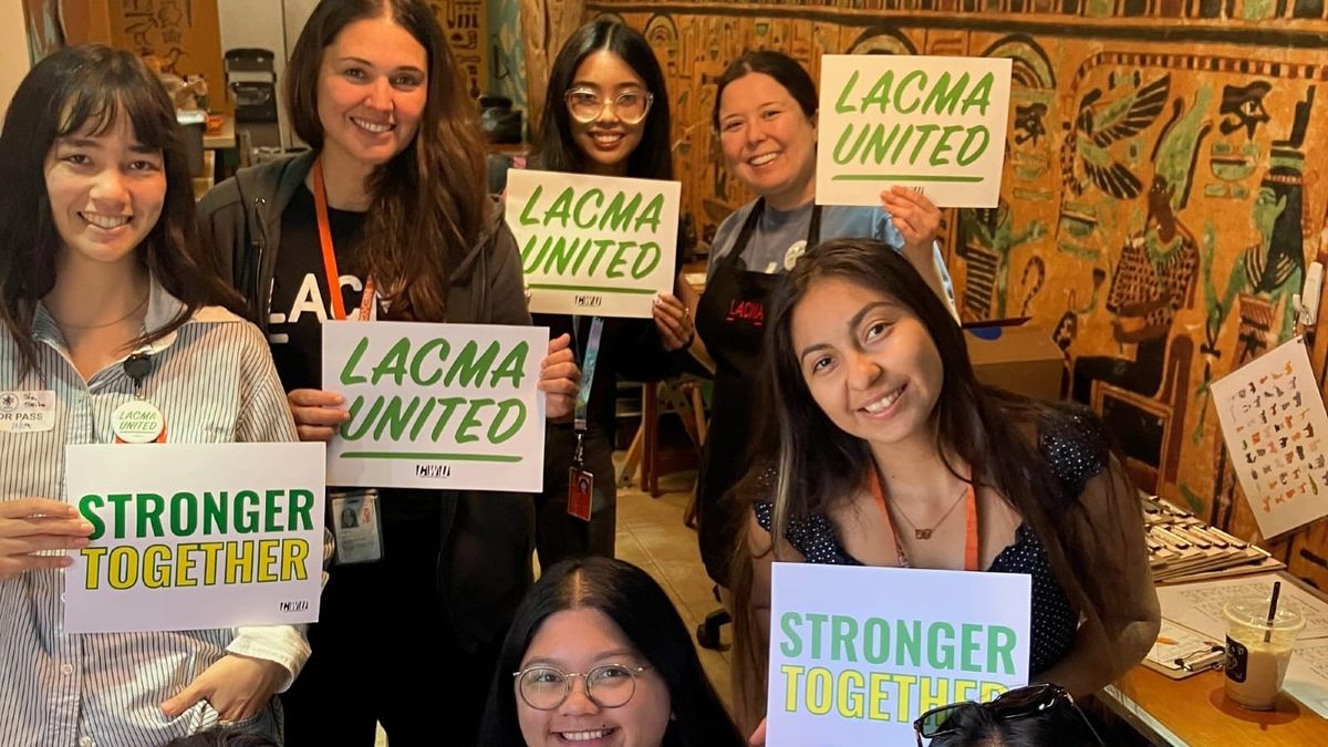 LACMA workers form union seeking fairer pay and benefits