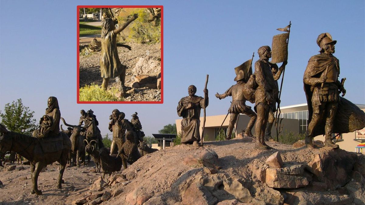 Statue stolen from controversial 'La Jornada' monument honoring Juan de Oñate