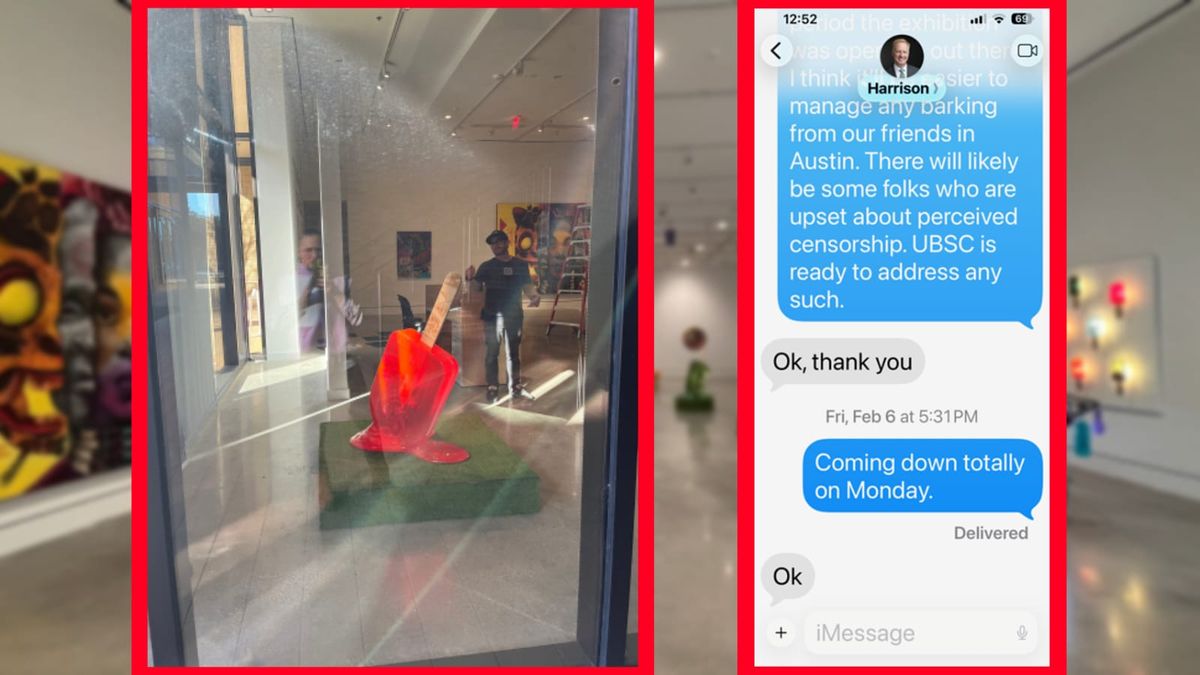 Texts show UNT leaders feared ‘barking from Austin’ over anti-ICE artworks