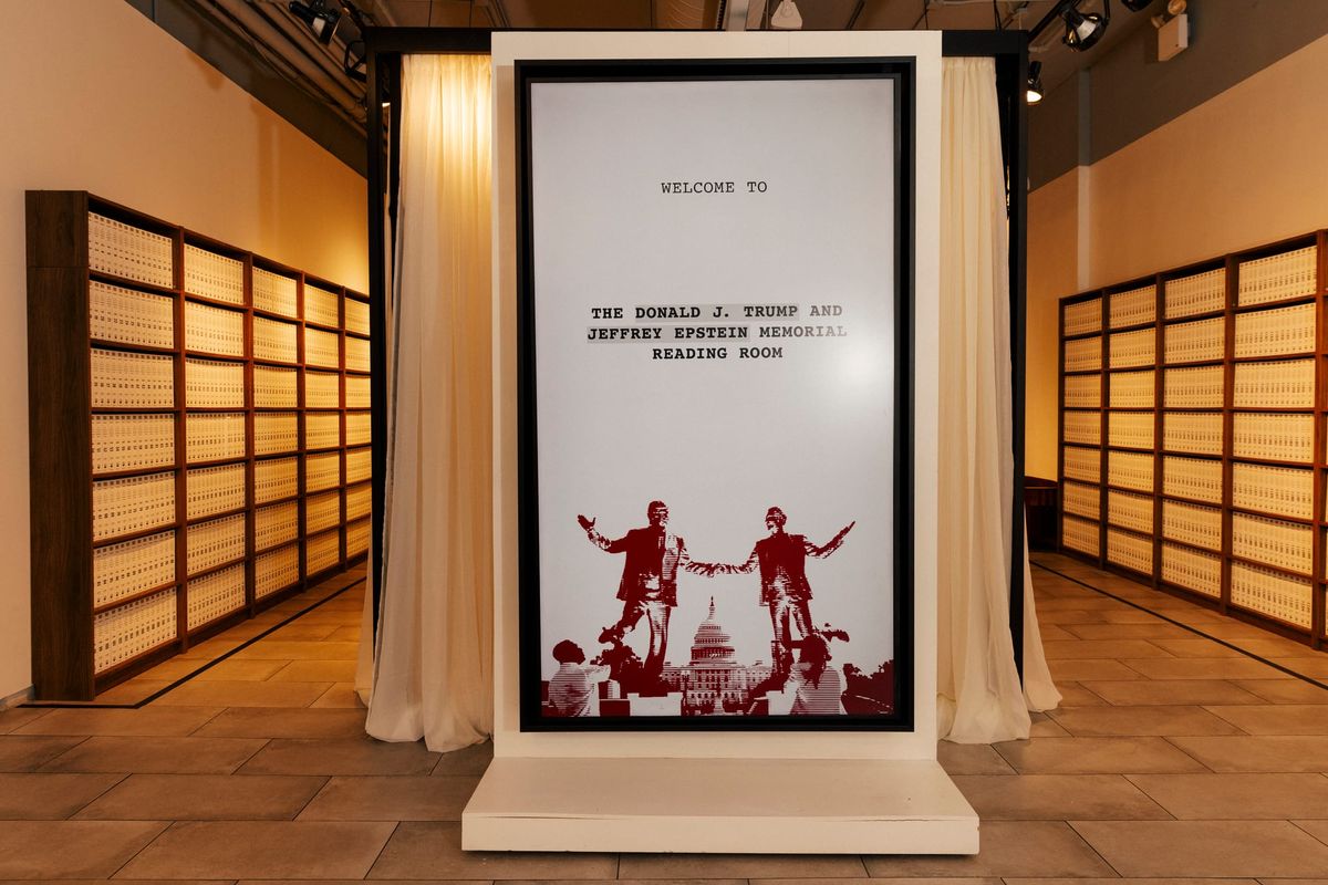 Reading room with printed copies of the Epstein files opens in New York