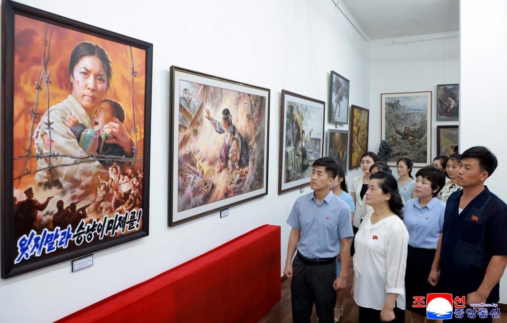 North Korea opens anti-U.S. art exhibition for 'class education'