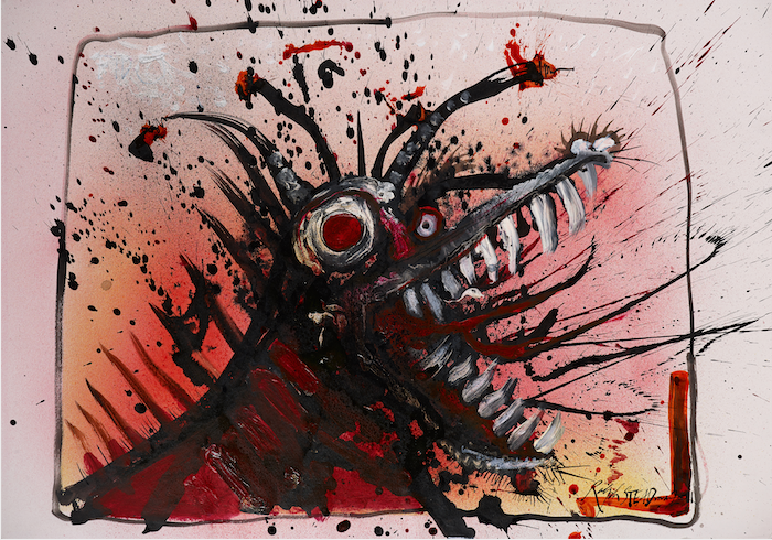 Ralph Steadman ends his tour in Colorado, where regulators once banned his beer labels