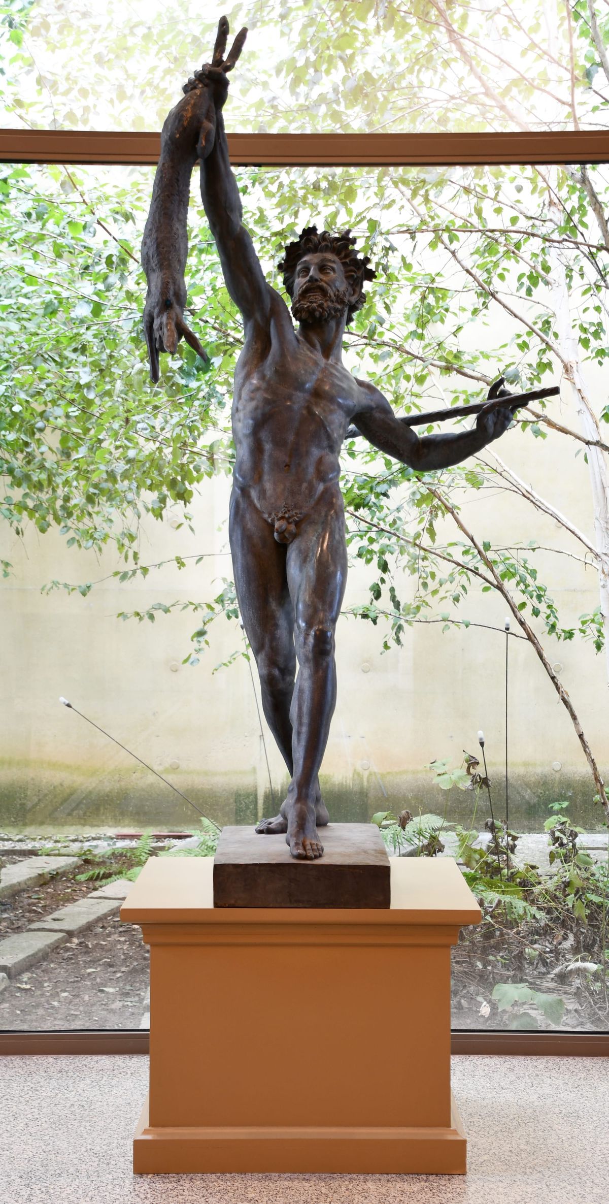 A bronze faun stolen from a French zoo in 1993 turns up at a U.S. auction house