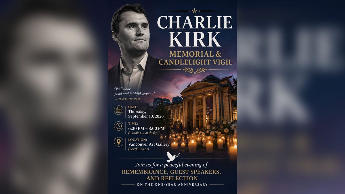 Vancouver Art Gallery is facing criticism over unaffiliated Charlie Kirk memorial