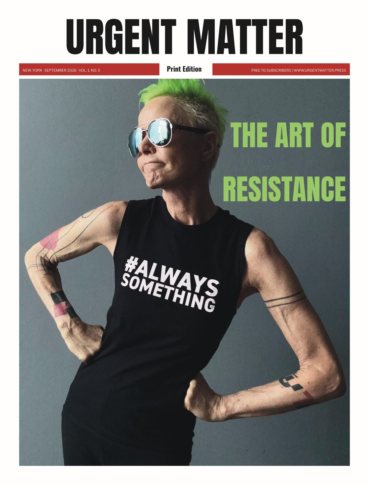 Urgent Matter releases third digital 'print' edition
