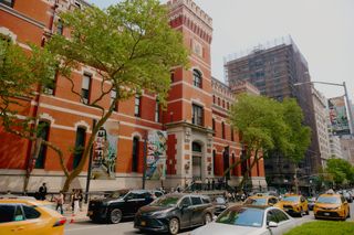 The exterior of the Park Avenue Armory is pictured for TEFAF New York 2025