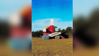 East Hampton sues The Ranch, and a judge bars any work on its 60-foot sculpture