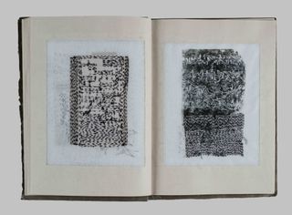 Fiber artist who rarely exhibits brings four decades of handmade books to the Michener