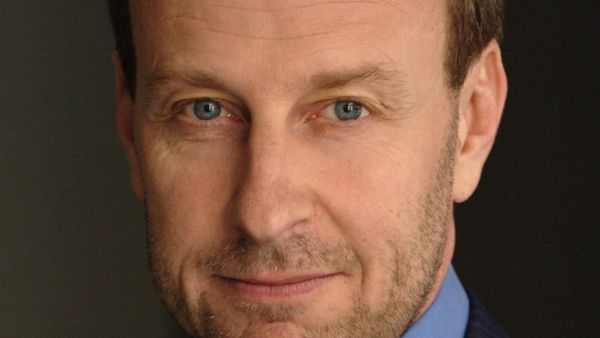 Cropped portrait of Yves Bouvier in Paris in 2008