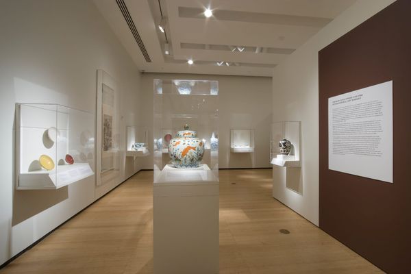 An interior view of the Asia Society Museum