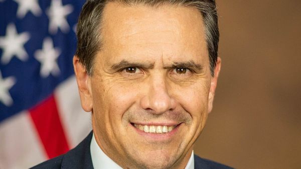 Todd Blanche, the deputy attorney general, is pictured in his official Justice Department portrait