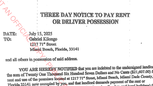 Court Documents: Jupiter Contemporary Legal Cases