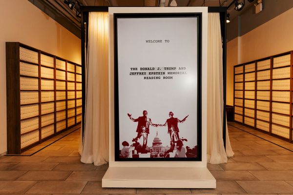 Reading room with printed copies of the Epstein files opens in New York