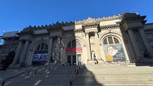 An exterior view of the Metropolitan Museum of Art in New York