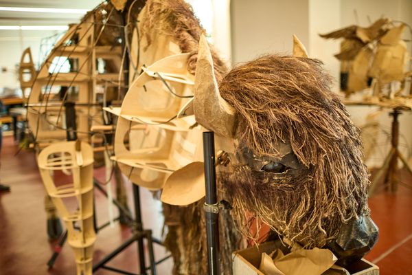 Fifty buffalo puppets will roam Brooklyn and Manhattan streets in September