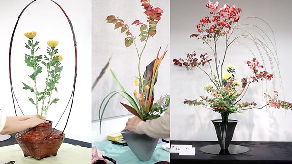 Senko Ikenobo offers prayer arrangement for NYC ikebana chapter’s 40th anniversary