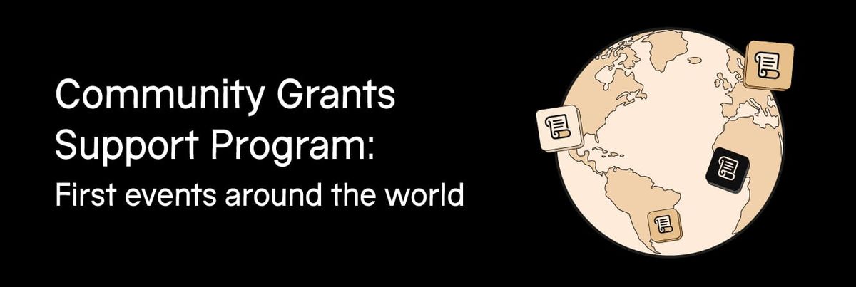 Community Grants Support Program: First events around the world