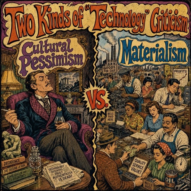 Two Forms of "Technology" Criticism: Cultural Pessimism Versus Materialism
