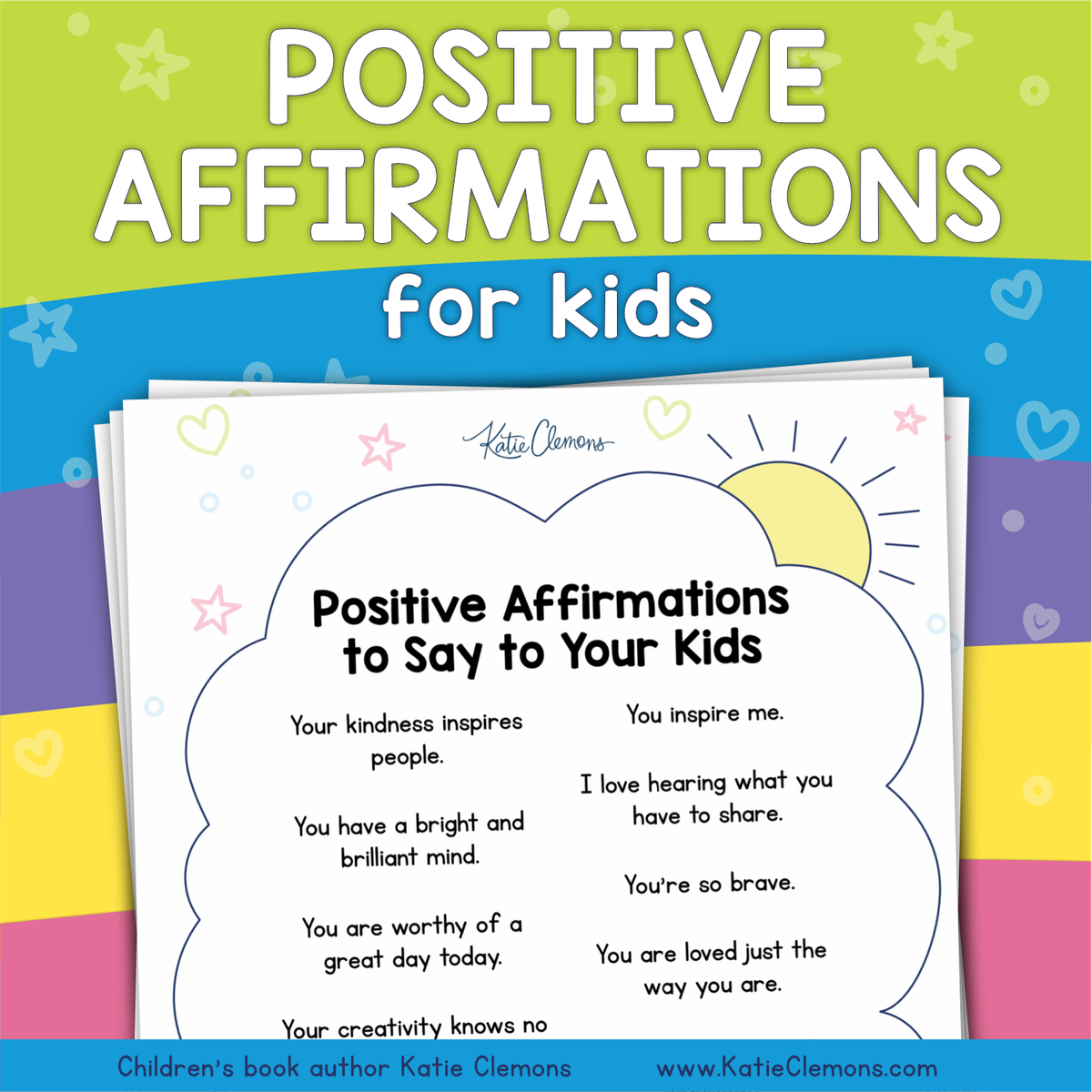 positive affirmations for kids