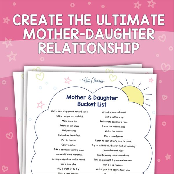Mother Daughter Bucket List