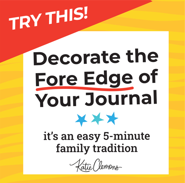 How to Decorate the Fore Edge of a Book (A Simple Family Tradition to Try)