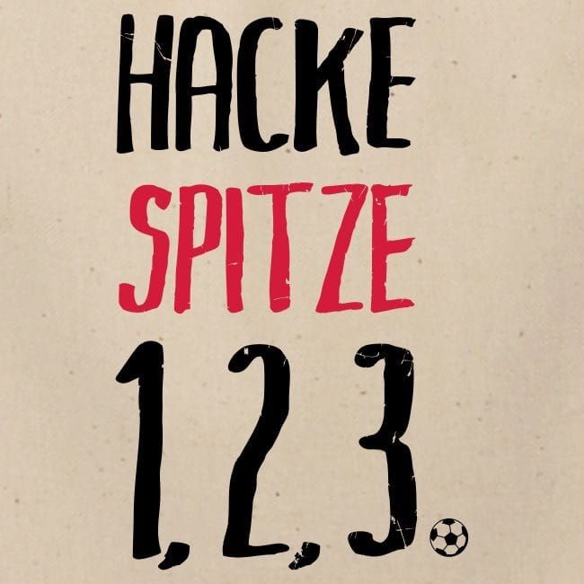 Hacke, Spitze, 1-2-3
