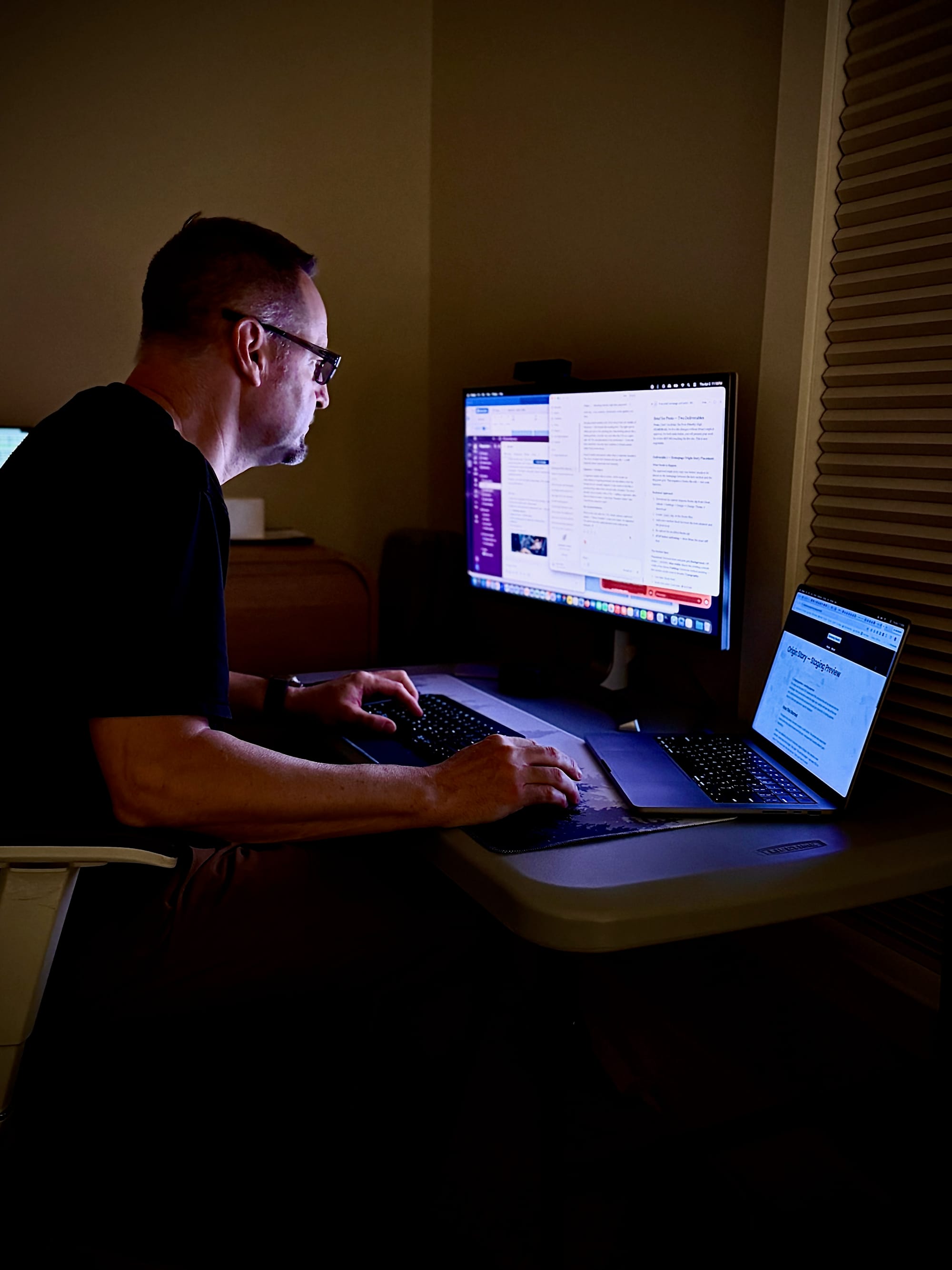 Brian — building Marketing Velocity, late night, Franklin TN.