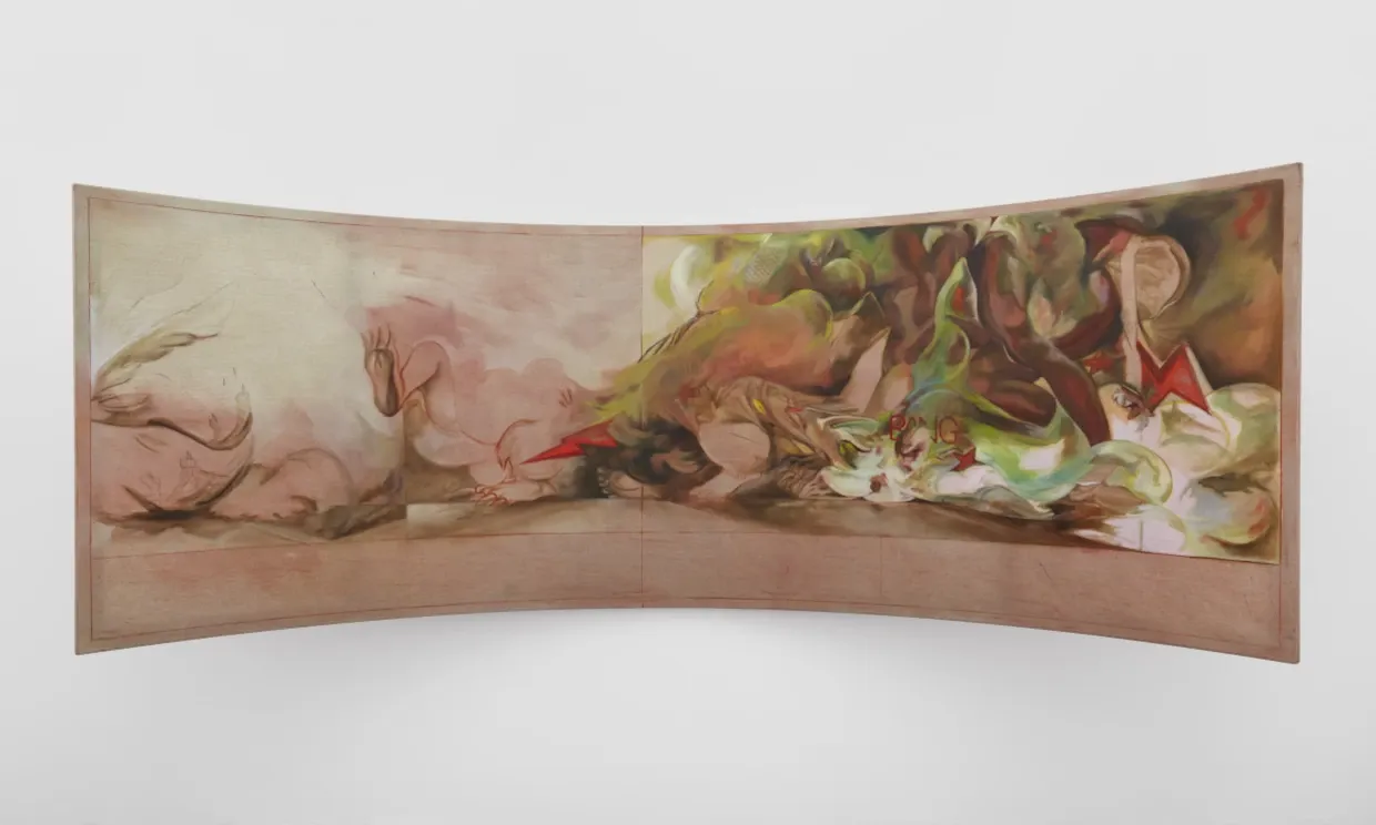 Large abstract painting