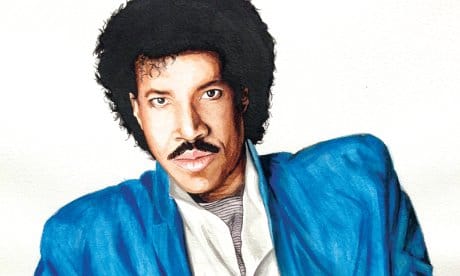 Titan of the 'tache: Lionel Richie (detail). By Ben Rix