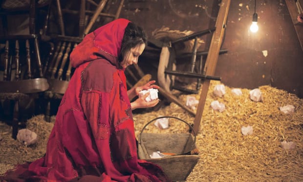 Annabel Betts is Little Red Riding Hood in Grimm Tales. Photograph: Tom Medwell