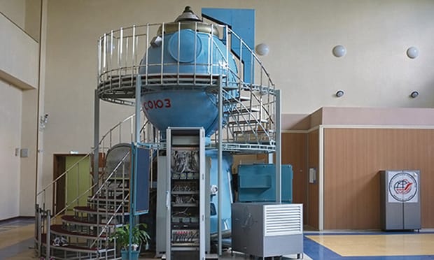 Space simulator in Moscow’s Star City. Photograph Mitch Karunaratne